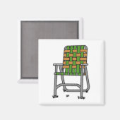 折り畳み式芝生椅子 マグネット (正面/裏面)