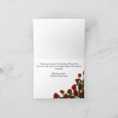 折り畳み式葬儀お礼カード - 編集可能 サンキューカード (内部)