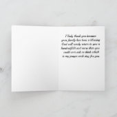 折り畳み感謝グリーティングカード カード (内部)
