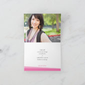 折り畳み感謝ユーシンプルスモダンはっきりしたクの角 サンキューカード (内部)