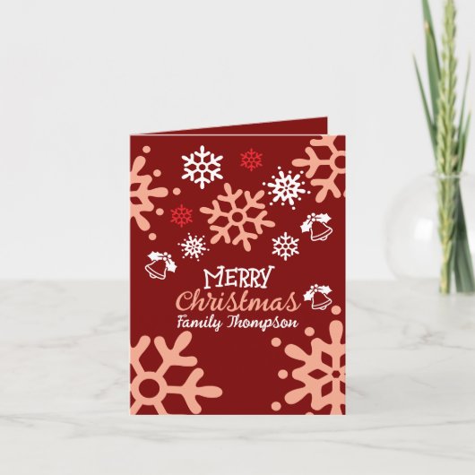 折り畳み招待状メリークリスマス 招待状 (正面)