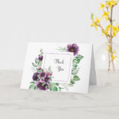 折り畳み挨拶サンキューカード カード (黄色い花)