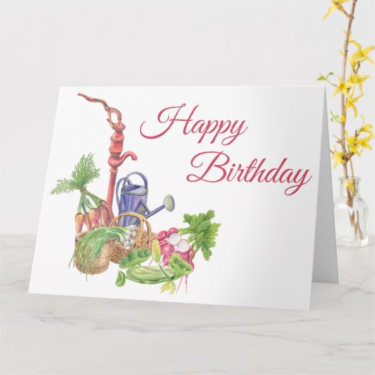 折り畳み挨拶誕生日カード カード (黄色い花)