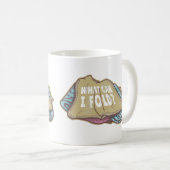 折り畳み服、洗濯日 コーヒーマグカップ (正面右)