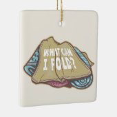 折り畳み服、洗濯日 セラミックオーナメント (右)