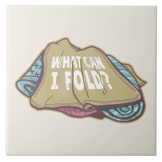 折り畳み服、洗濯日 タイル (正面)