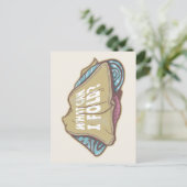 折り畳み服、洗濯日 ポストカード (スタンド正面)