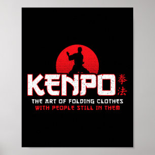 折り畳み服 – American Kenpo Karetka ポスター