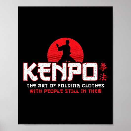 折り畳み服 – American Kenpo Karetka ポスター (正面)