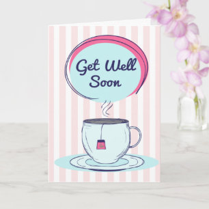 折り畳み済みグリーティングカードのお見舞い カード