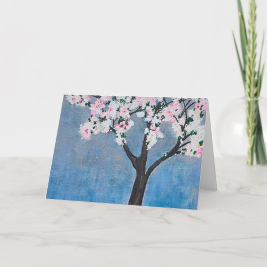 折り畳み空白のカード サンキューカード (正面)