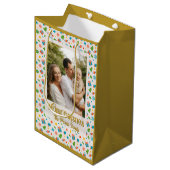 折り畳み箔挨拶カード ミディアムペーパーバッグ (正面アングル)