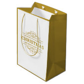 折り畳み箔挨拶カード ミディアムペーパーバッグ (裏面アングル)