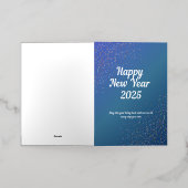 折り畳み箔挨拶カード 箔グリーティングカード (外側レイダウン)