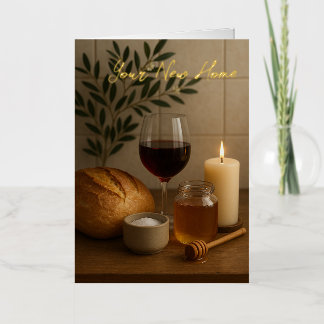 折り畳み箔挨拶カード 箔グリーティングカード