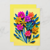 折り畳み花束 (正面/裏面)