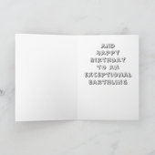 折り畳み誕生日カードエイリアンおもしろい(Jo Images) サンキューカード (内部)