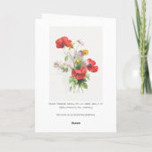 折り畳み誕生日カード サンキューカード (裏面)