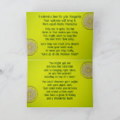 折り畳み誕生日カード サンキューカード (内部)