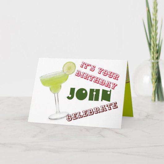 折り畳み誕生日カード サンキューカード (正面)