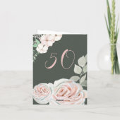 折り畳み誕生日招待カード サンキューカード (裏面)