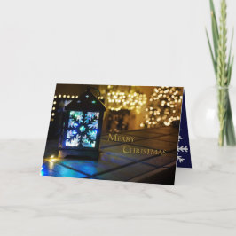 折り畳み雪片ライトカード カード