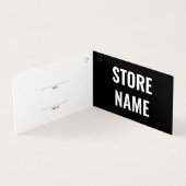 折り畳み黒金曜日割引つるラベル価格サイズ (内部)