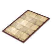 折り畳み、古い、パーチメント紙メモ帳 ノートパッド (アングル)