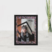 折り畳んだグリーティングカードを目を覚ましたくない カード (正面)