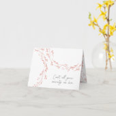 折り畳んだグリーティ気にング・カードをすべてキャスト カード (黄色い花)