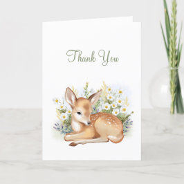 折り畳んだサンキューカードで赤ちゃんシャワー。 サンキューカード