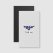 折り畳シンプルまれたアメリカ国旗の退役軍人デザイン (正面/裏面)