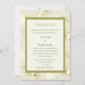 折り畳日本のみファン結婚式招待状 招待状 (正面)