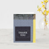 折り畳空白のみグリーティングカード4x5 カード (黄色い花)