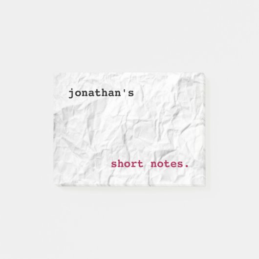 折り目紙 ポストイット (正面)