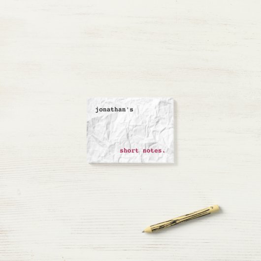 折り目紙 ポストイット (デスク上)