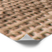 折り目茶色の抽象芸術の背景。 ポスター (角)