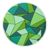 「折り目」の色合い（緑） セラミックノブ (正面)