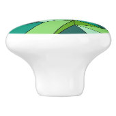 「折り目」の色合い（緑） セラミックノブ (側面)