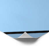 "折り目"アクアパープルエクストララージプリント ポスター (角)