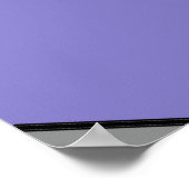 "折り目"紫グレーエクストララージプリント ポスター (角)