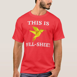 折り紙おもしろいこれはBullSheet T Tシャツ