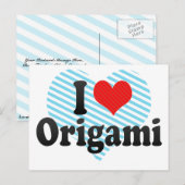 折り紙が大好き ポストカード (正面/裏面)