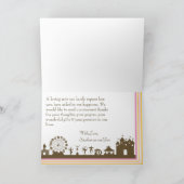 折り紙のありがとうカード カーニバル サンキューカード (内部)