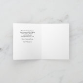 折り紙のクールなサンタクリスマスカード 招待状 (内部)