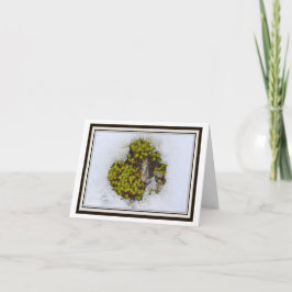 折り紙のグリーティングカード - アルプス草原、オーストリア カード