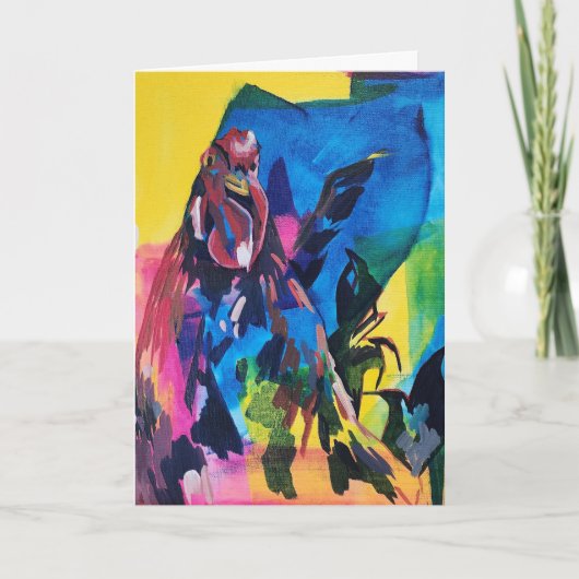 折り紙のグリーティングカード カード (正面)