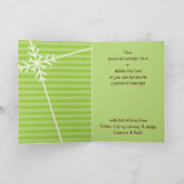 折り紙のグリーティングカード :: 雪の結晶の解剖学３ シーズンカード (内部)