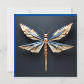 折り紙のトンボ 招待状 (正面)