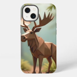 折り紙のヘラジカ  iPhone 13ケース